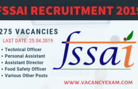 fssai recruitment 2019