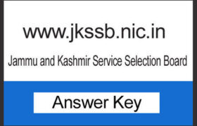 JKSSB Class 4 Answer Key