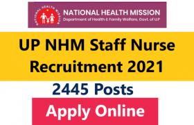 nhm up recruitment