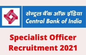 central bank of india recruitment 2021