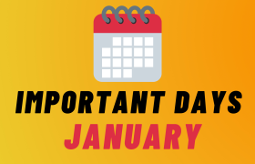 IMPORTANT DAYS IN JANUARY