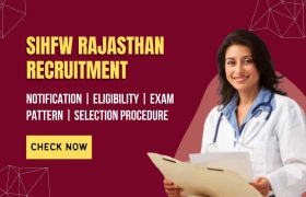SIHFW Rajasthan Recruitment 2023